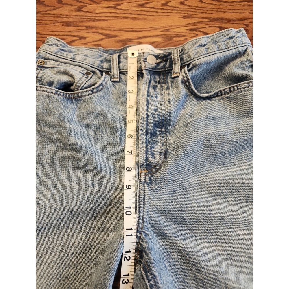Denim Forum Joni High‎ Rise Loose Jeans Womens 27 Button Fly Aritzia Organic - Picture 8 of 11